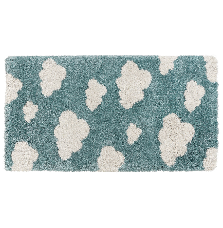 Tapijt NUBO - groenblauw- crème - stof