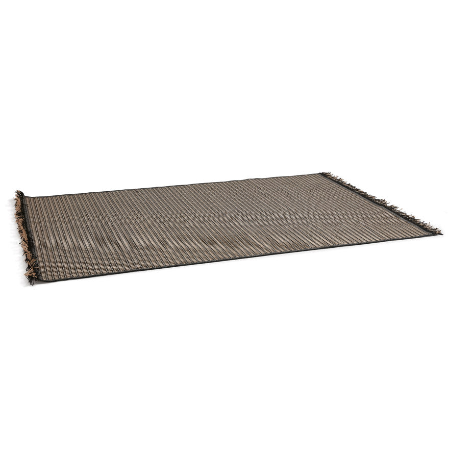 Carpet MARGAY - black - jute - fabric
