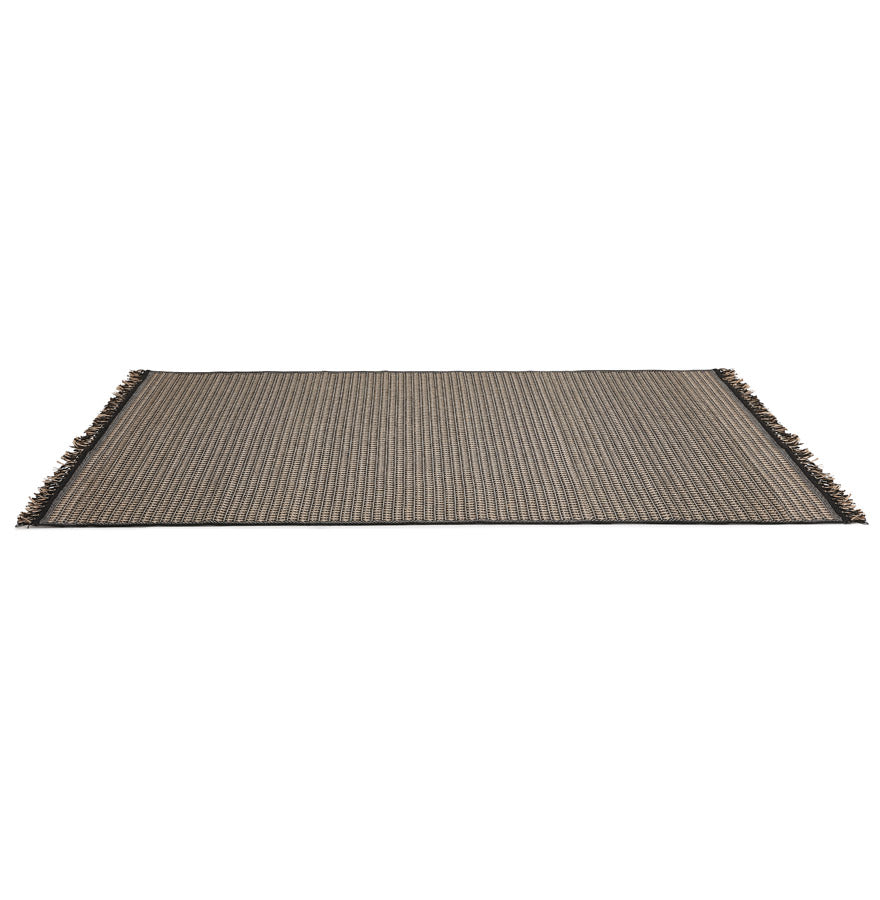 Carpet MARGAY - black - jute - fabric
