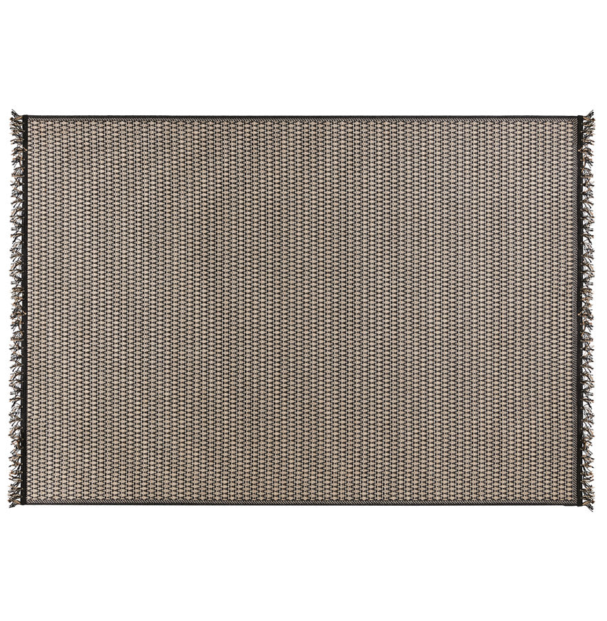 Carpet MARGAY - black - jute - fabric