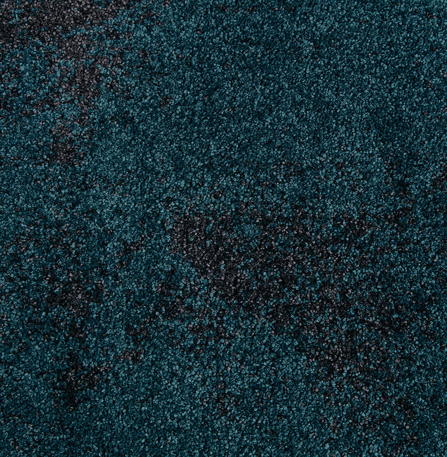 Carpet BLUE - blue - black - fabric