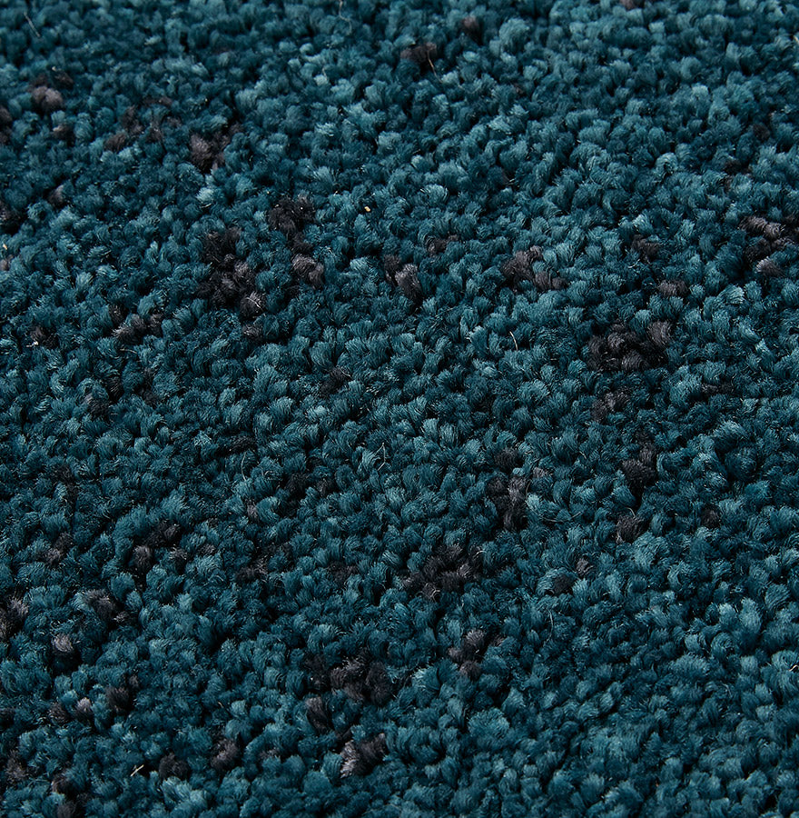 Carpet BLUE - blue - black - fabric