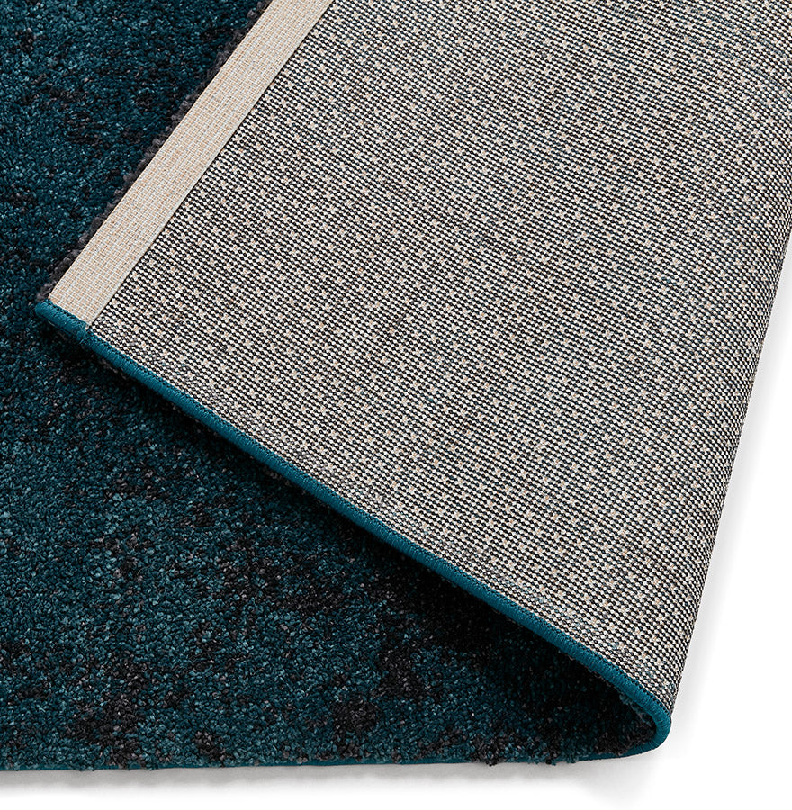 Carpet BLUE - blue - black - fabric