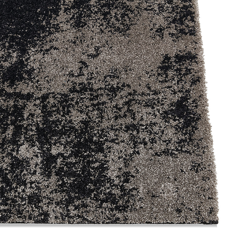 Carpet DORSET - gray - black - fabric