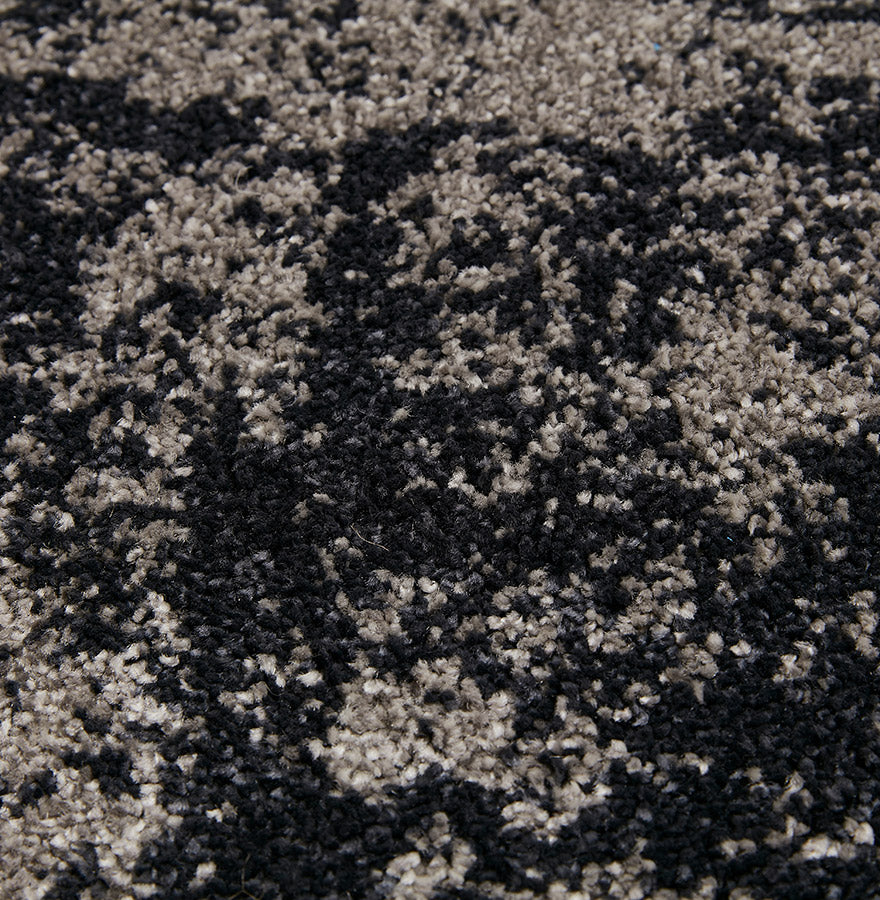 Carpet DORSET - gray - black - fabric