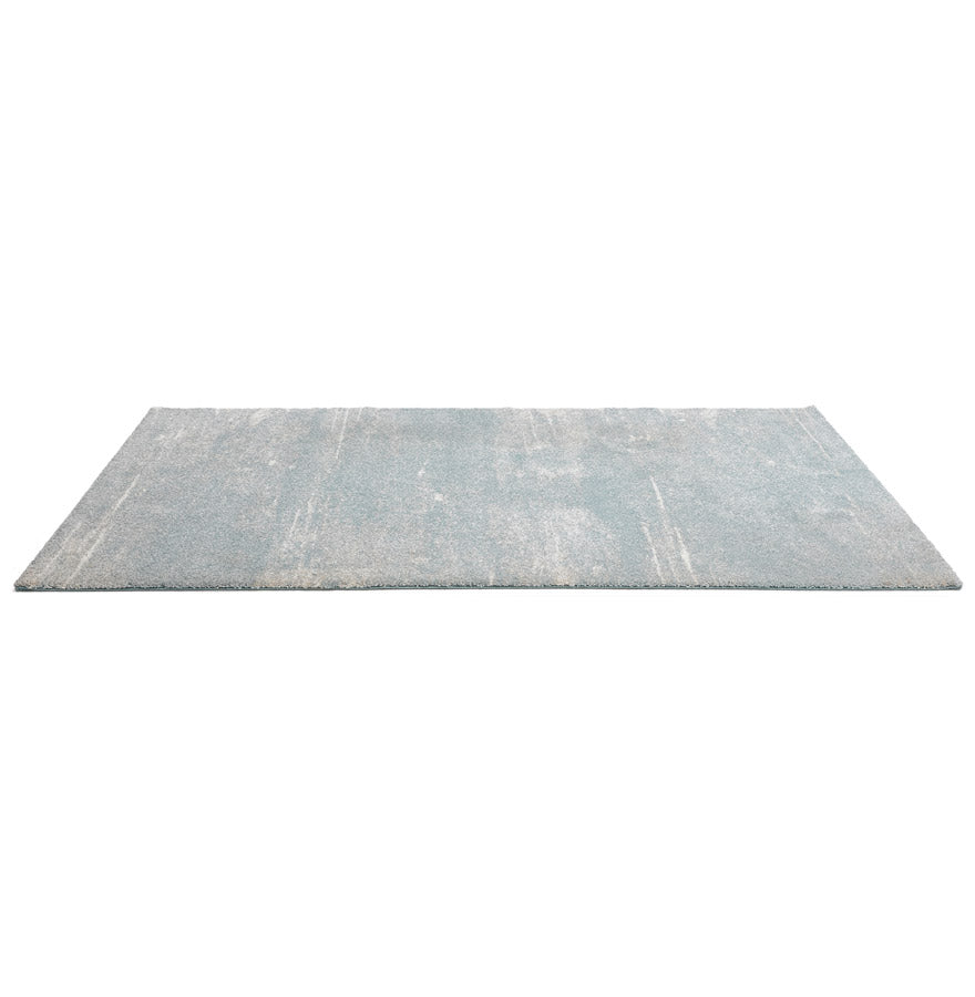 Tapijt KARPET - blauw - beige - stof