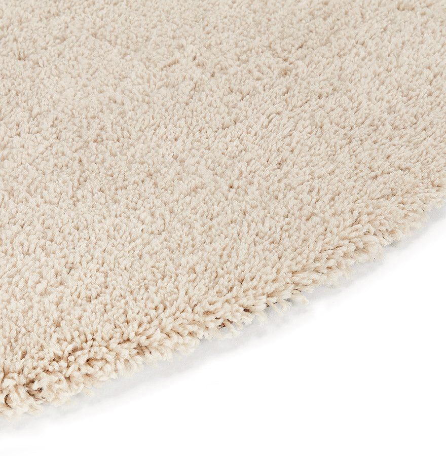 Teppich POAL - Creme - Stoff