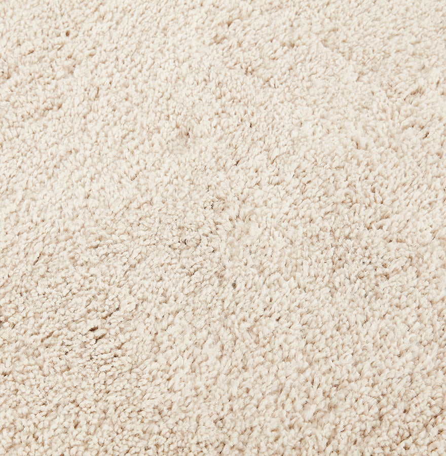 Teppich POAL - Creme - Stoff