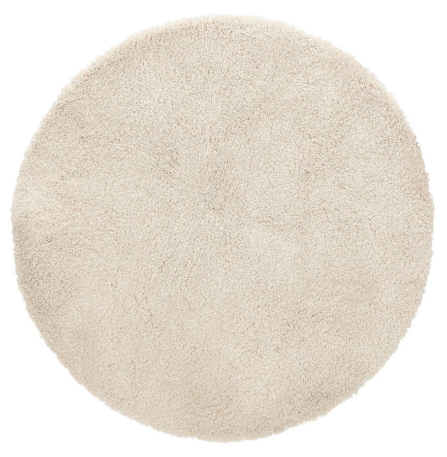 Teppich POAL - Creme - Stoff
