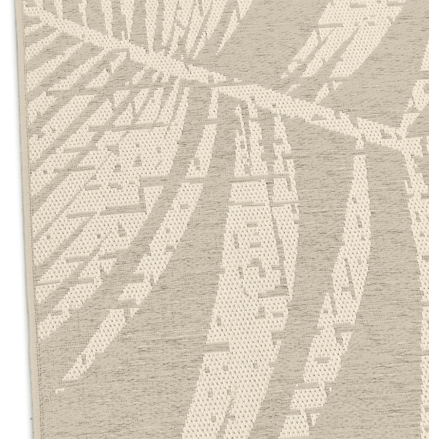 Tapijt SHIDA - beige - stof