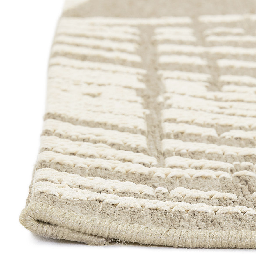 Tapijt SHIDA - beige - stof