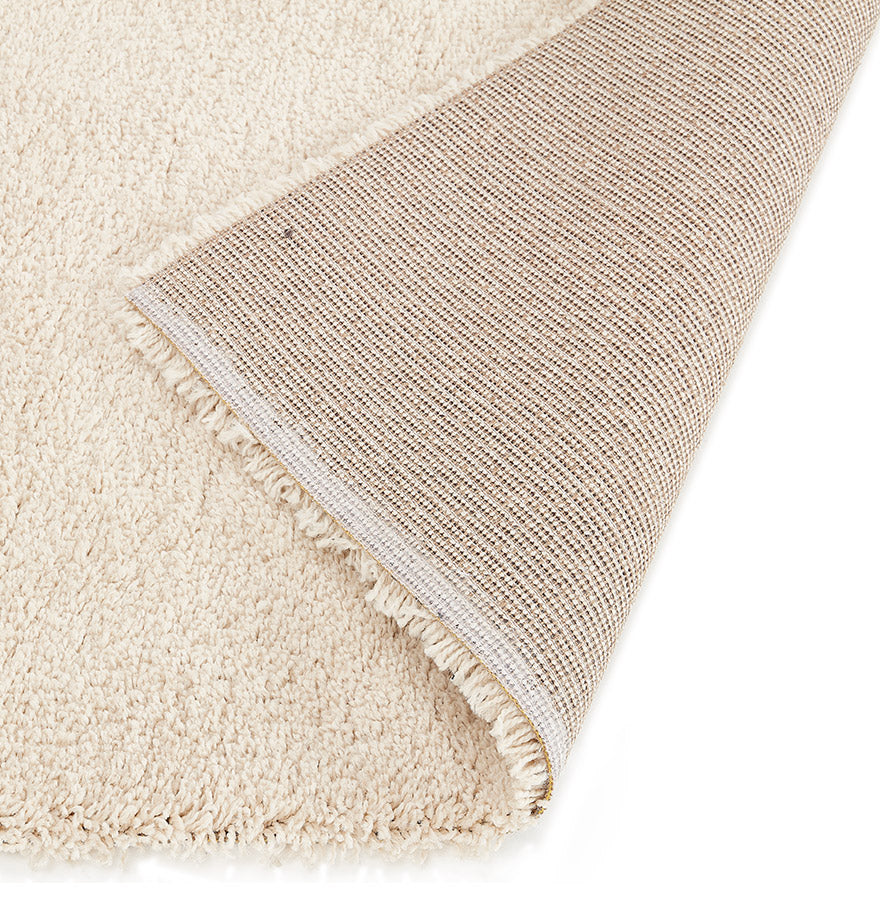 Teppich POAL - Creme - Stoff