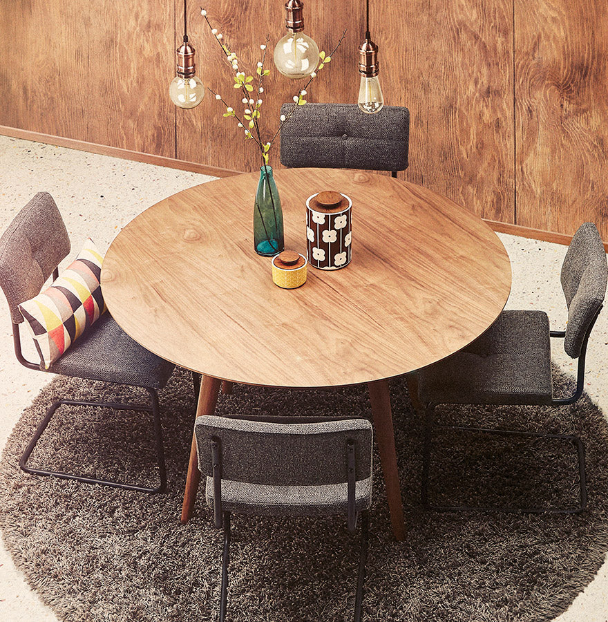Eettafel JANET - walnoot - hout