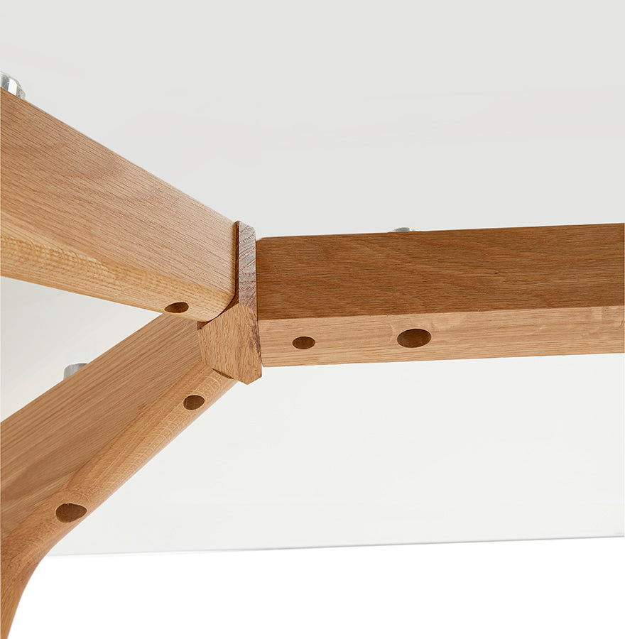 Eettafel EKKE - transparant - glas