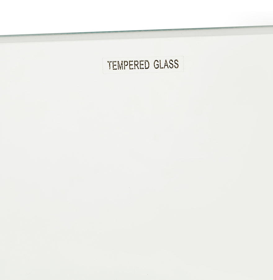 Eettafel EKKE - transparant - glas