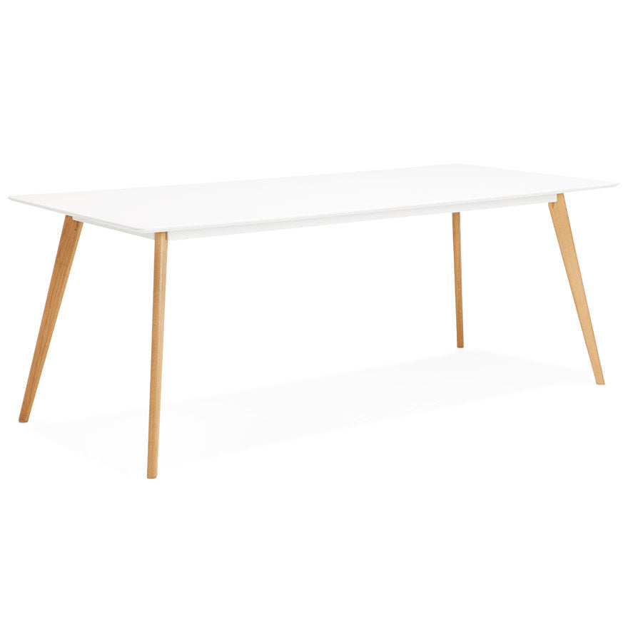 Eettafel SALLY - wit - hout