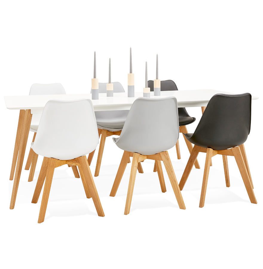Eettafel SALLY - wit - hout