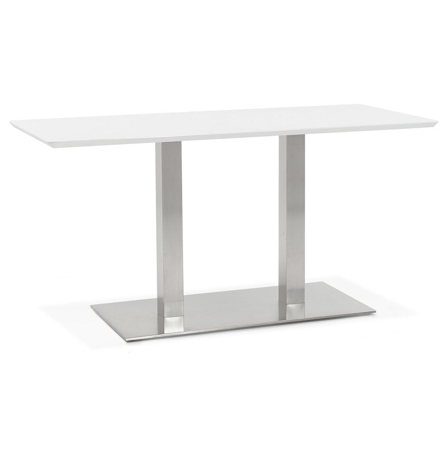 Eettafel RECTA - wit - hout