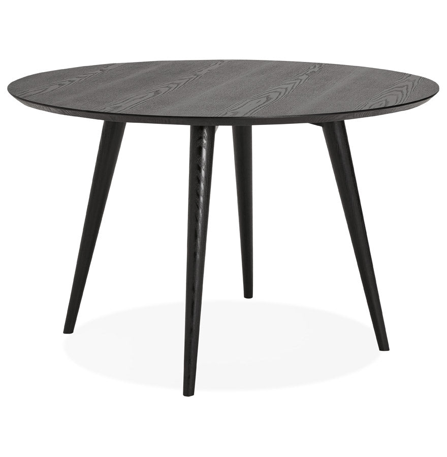 Dining table JANET - black - wood