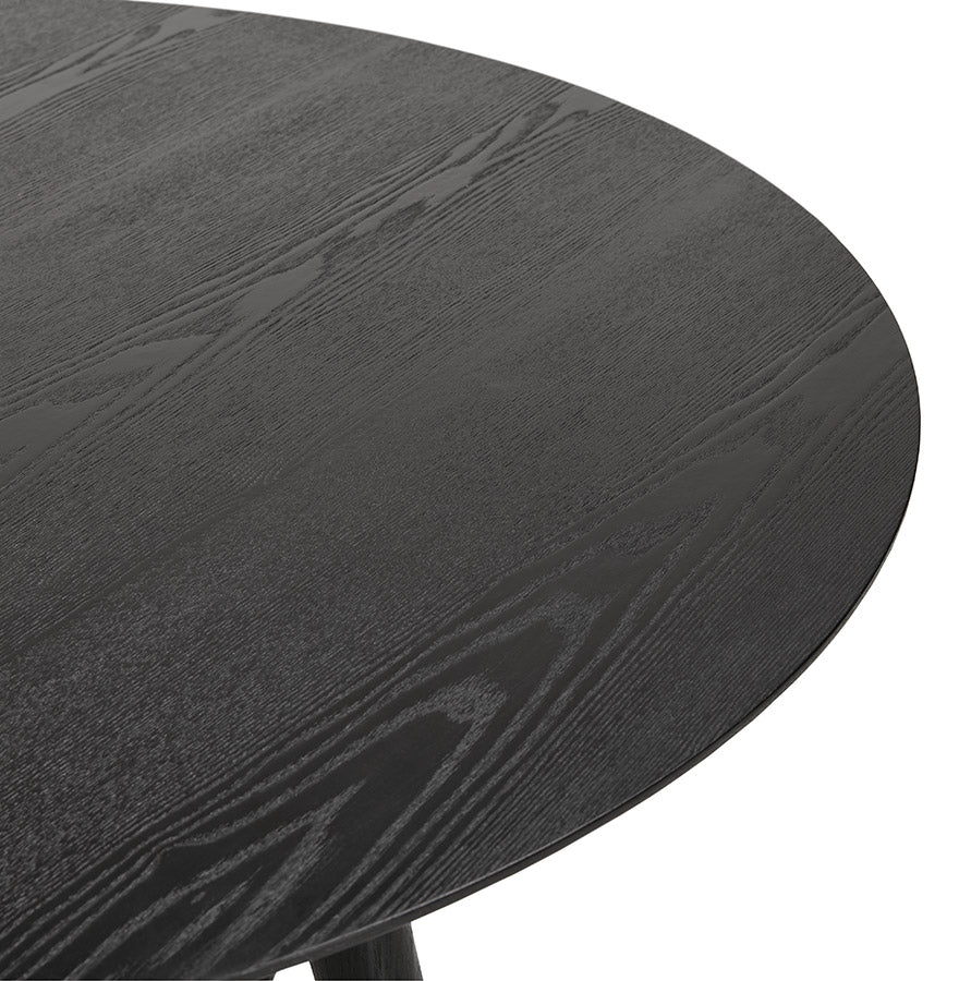 Dining table JANET - black - wood