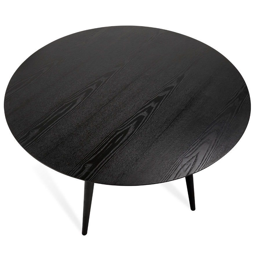 Dining table JANET - black - wood