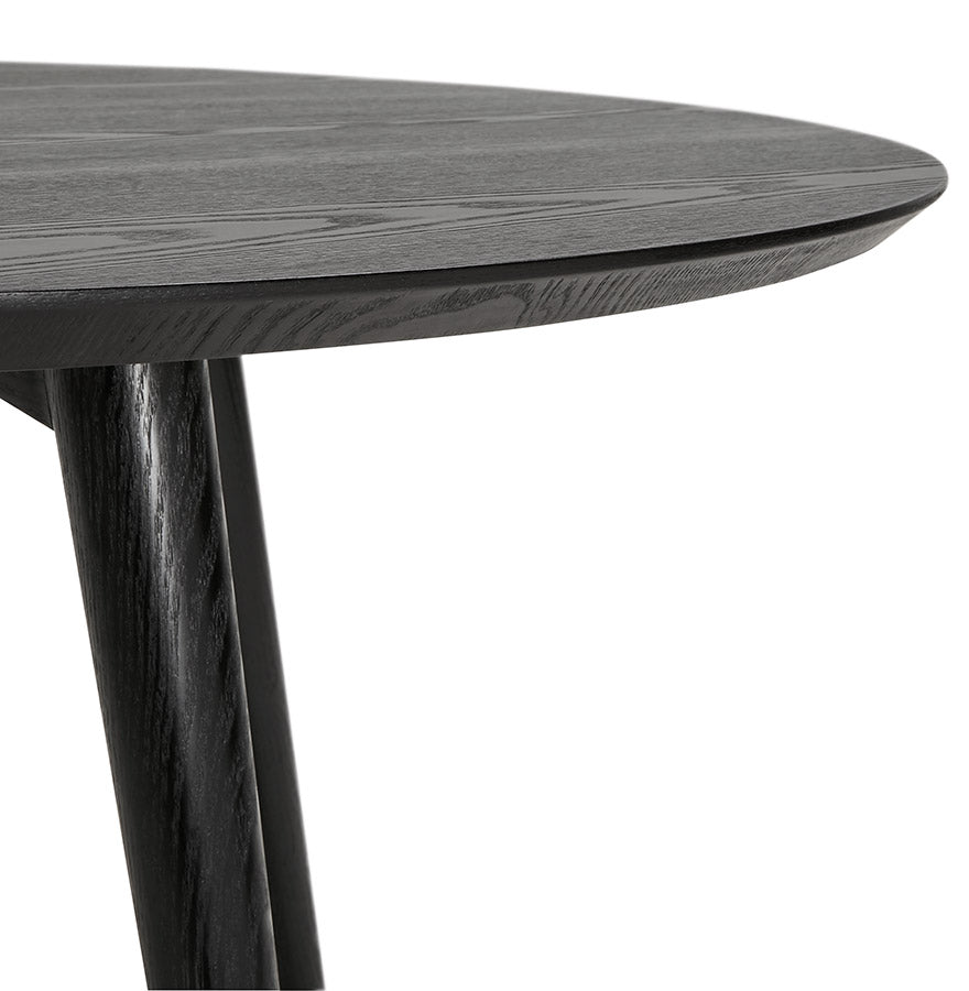 Dining table JANET - black - wood
