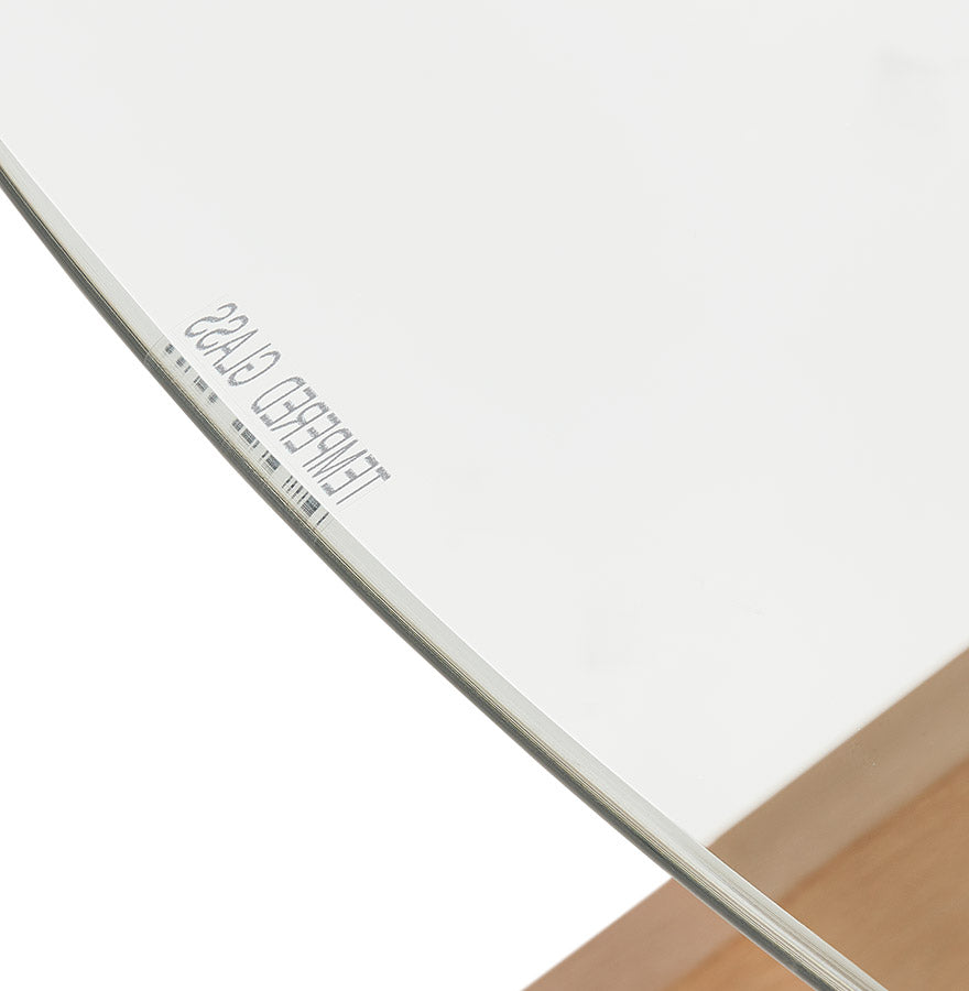 Esstisch VERBOA - transparent - Glas