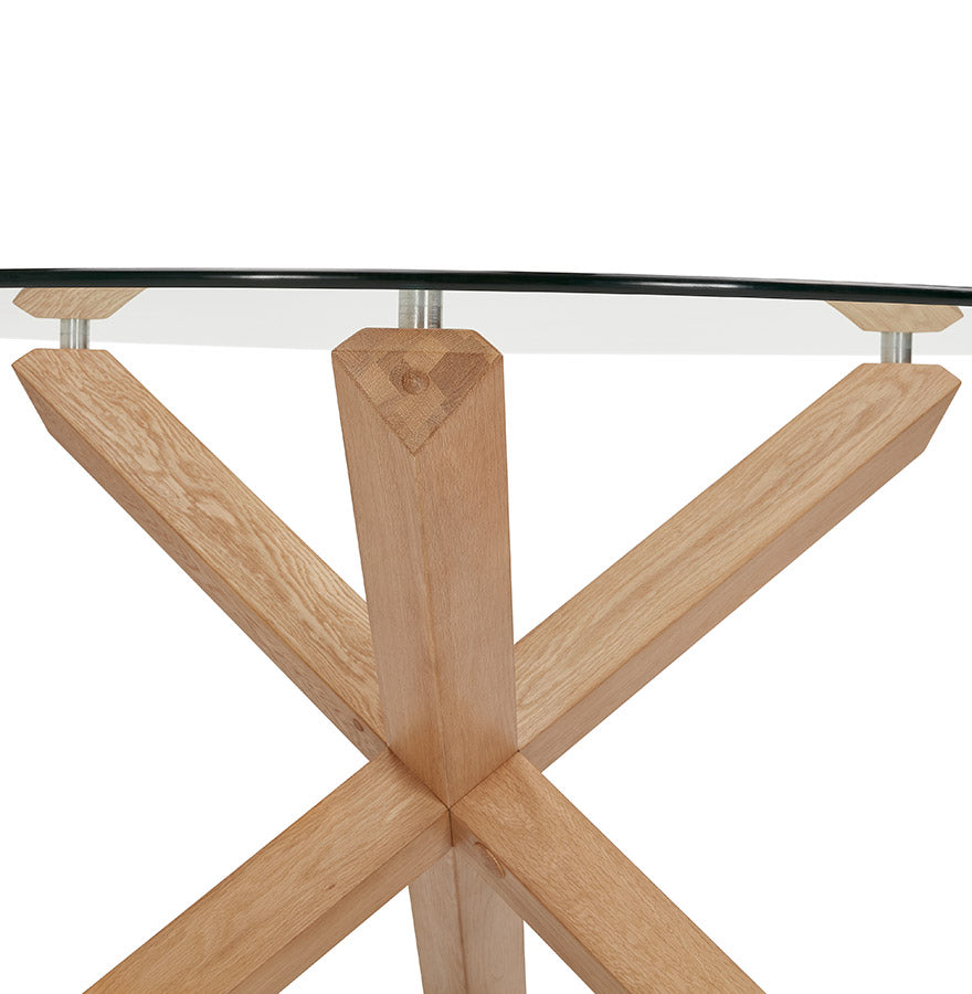 Esstisch VERBOA - transparent - Glas