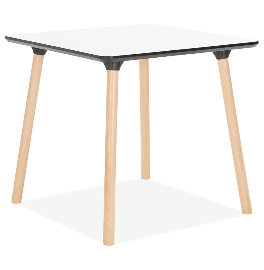 Dining table SHIKO - white - wood