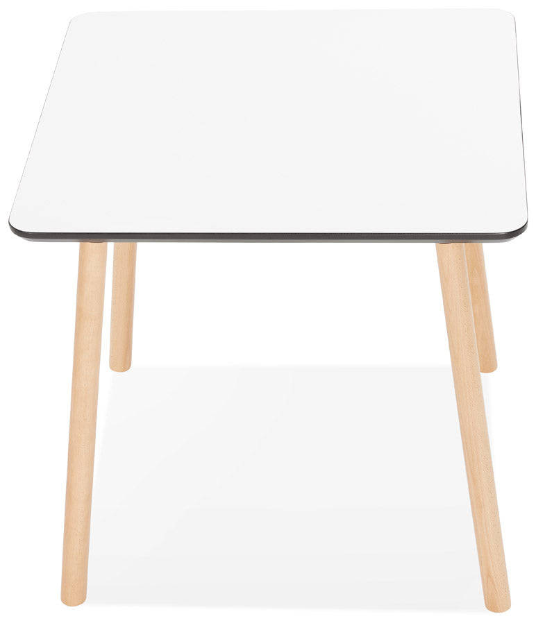 Dining table SHIKO - white - wood