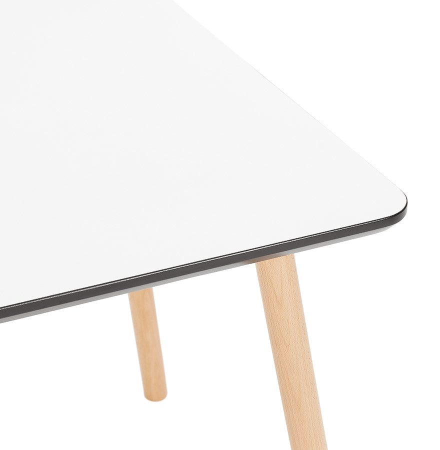 Dining table SHIKO - white - wood