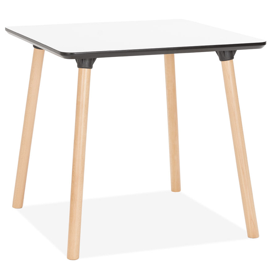 Dining table SHIKO - white - wood