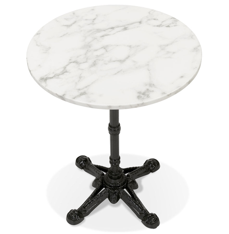 Dining table KAFO - white - metal