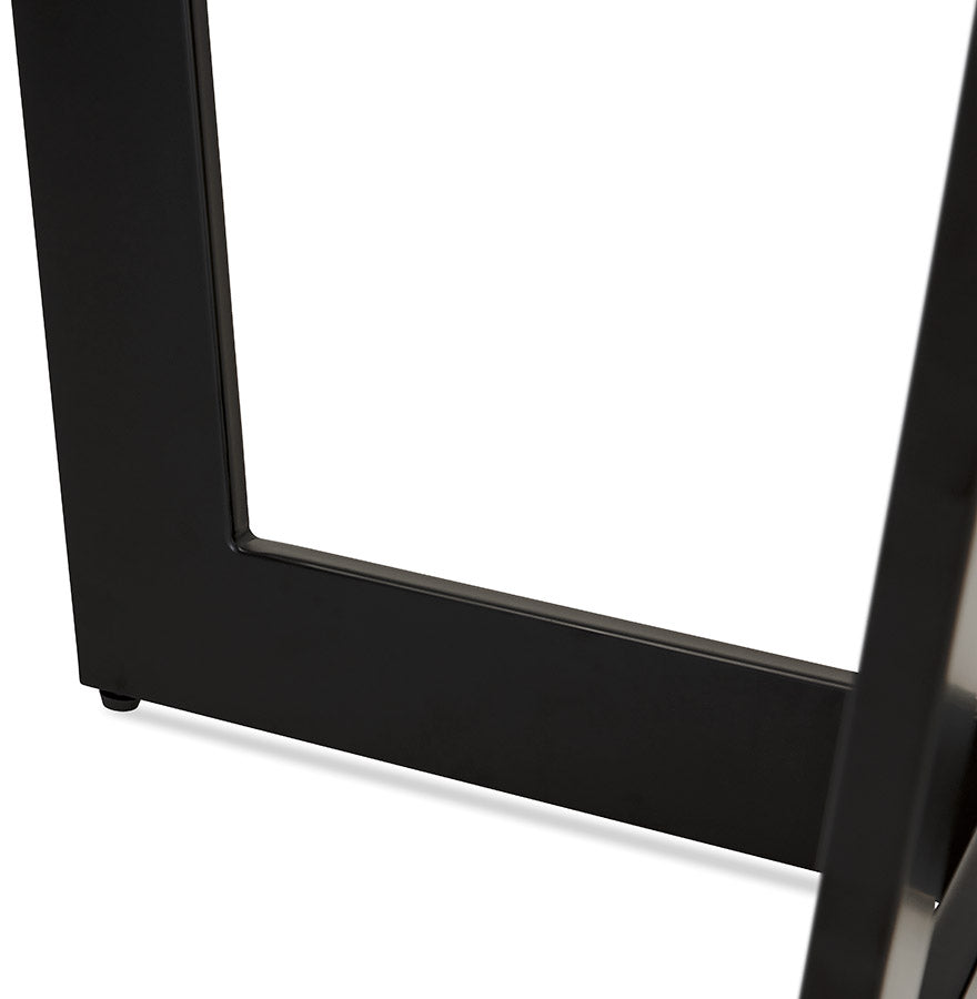 Esstisch WAFAE – schwarz – Holz
