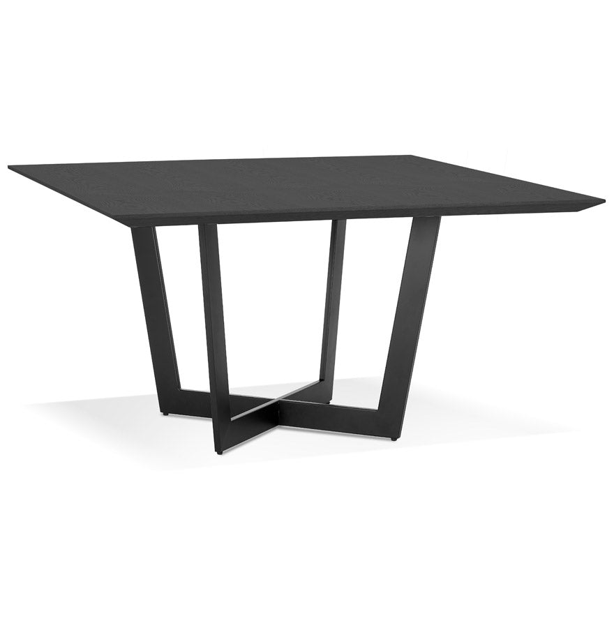 Esstisch WAFAE – schwarz – Holz