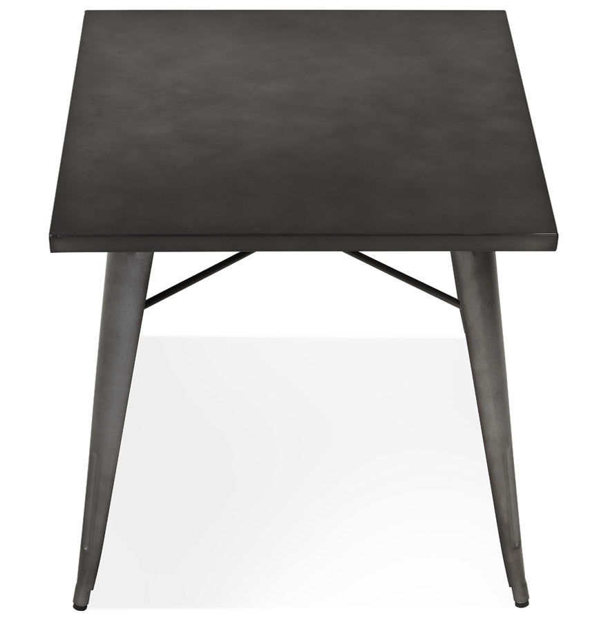 Dining table COLOC - dark gray - metal