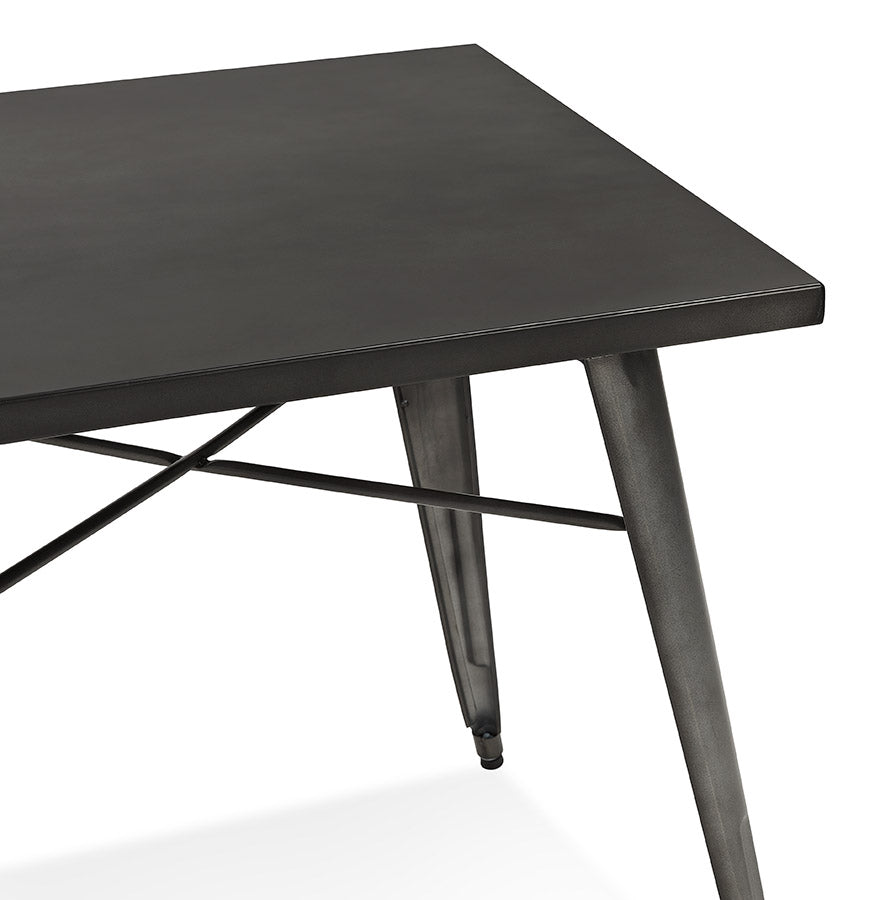 Dining table COLOC - dark gray - metal