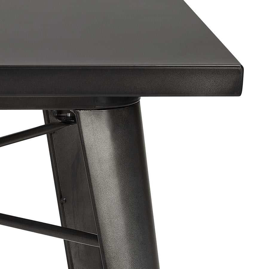 Dining table COLOC - dark gray - metal