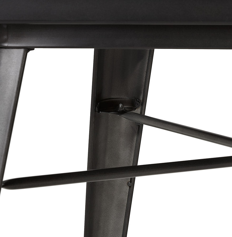 Dining table COLOC - dark gray - metal