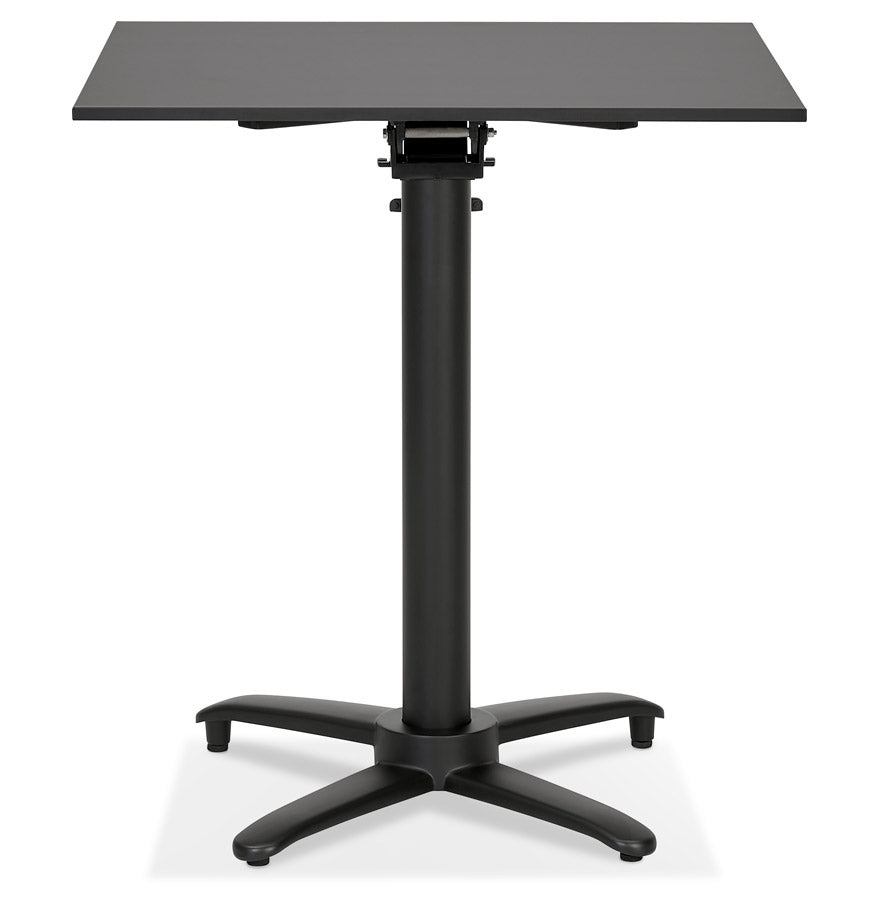 Dining table LEGMO - black - plastic