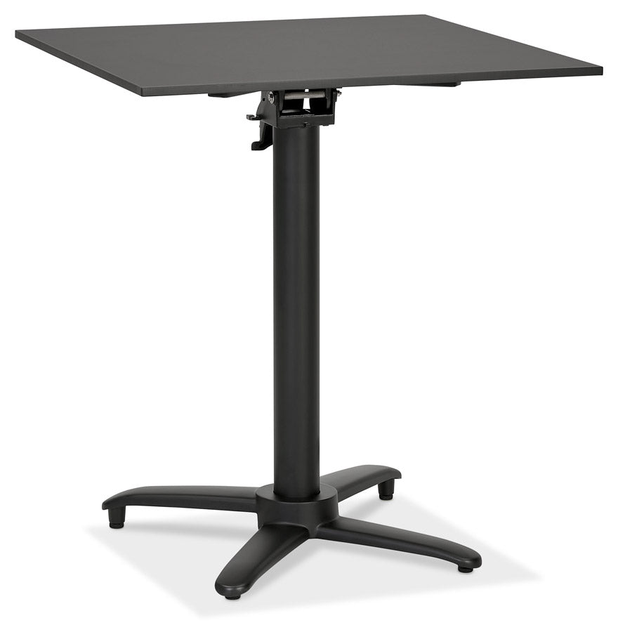 Dining table LEGMO - black - plastic