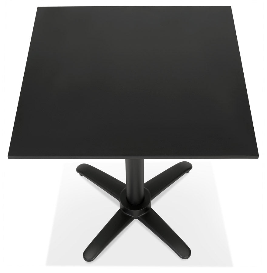 Dining table LEGMO - black - plastic