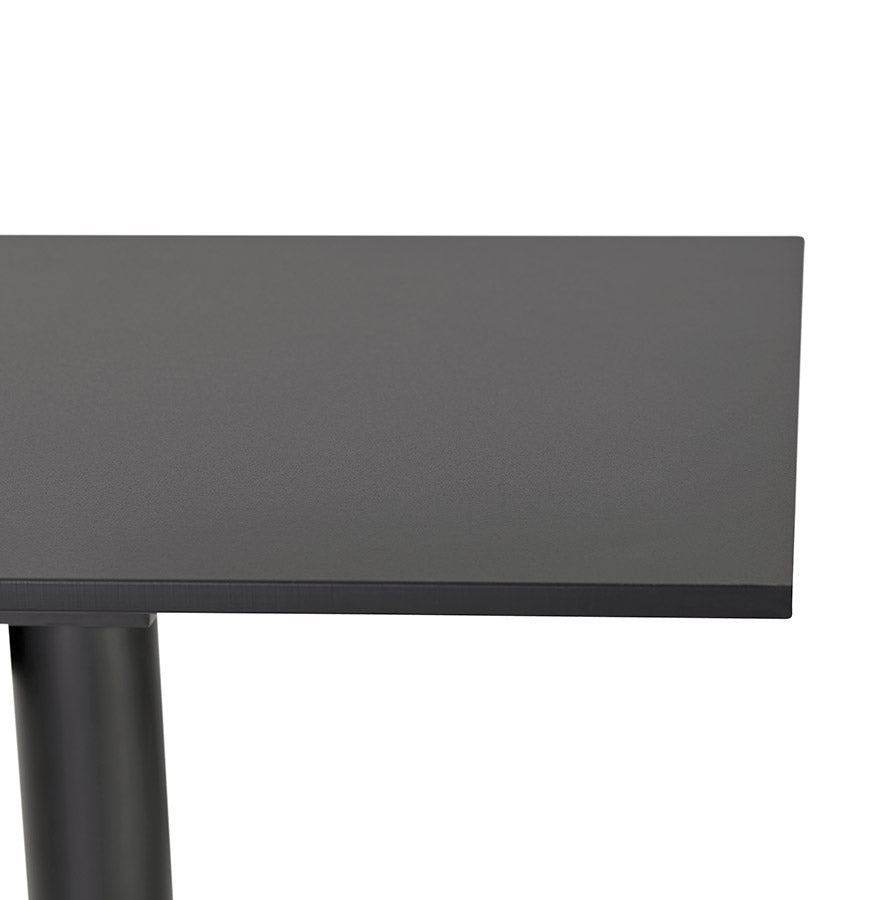 Dining table LEGMO - black - plastic