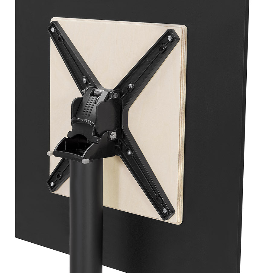 Dining table LEGMO - black - plastic