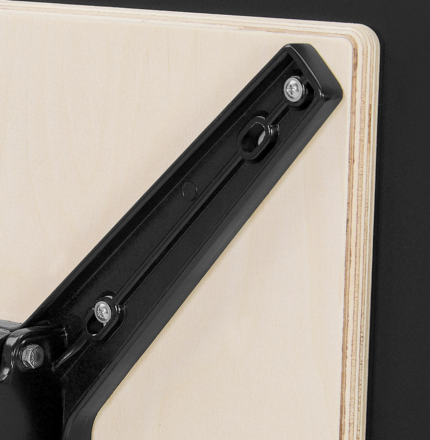 Dining table LEGMO - black - plastic