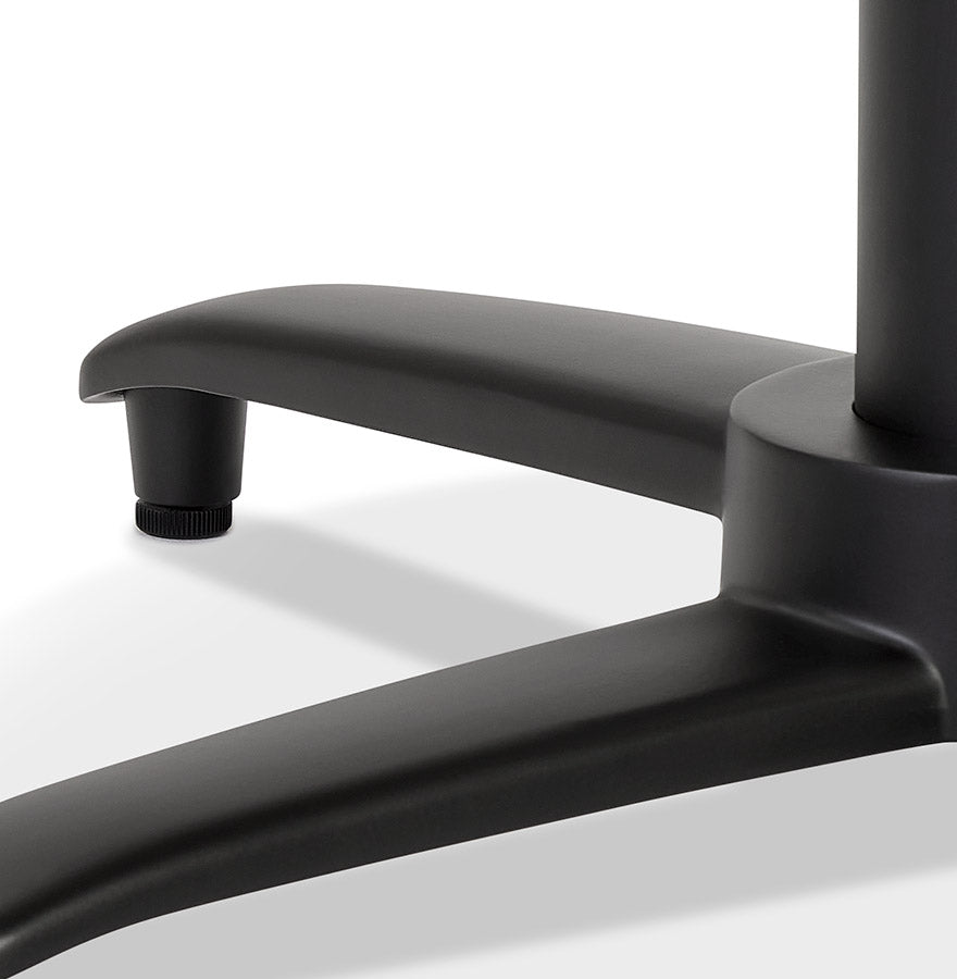 Dining table LEGMO - black - plastic