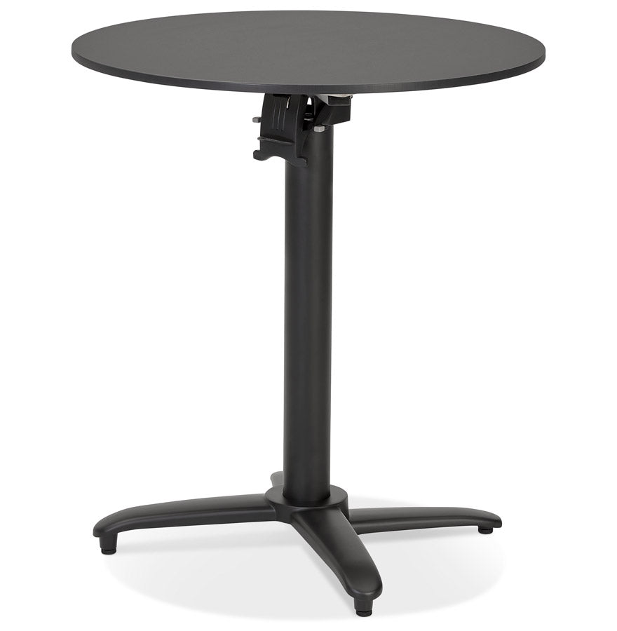 Dining table LEGMO - black - plastic