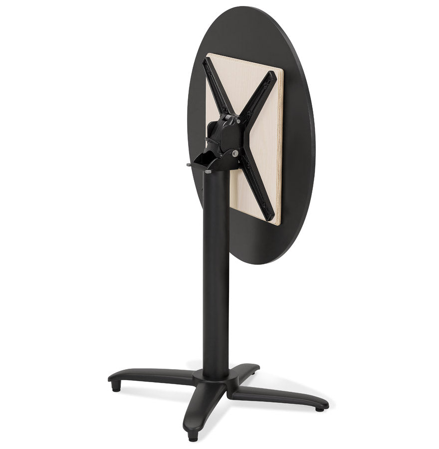 Dining table LEGMO - black - plastic