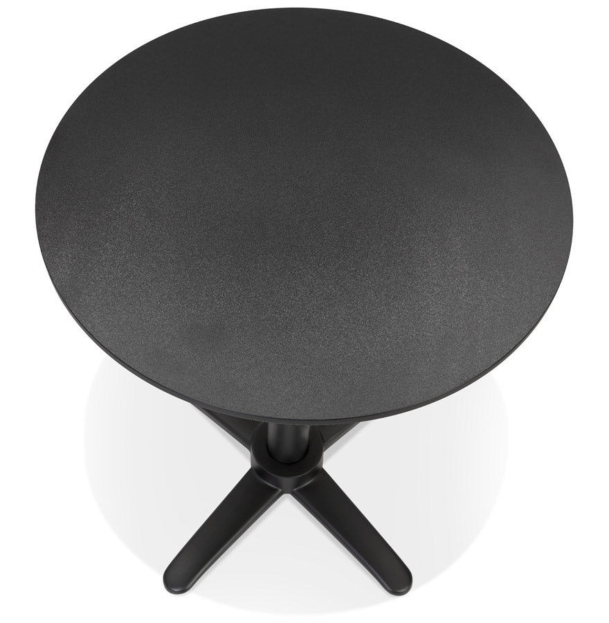 Dining table LEGMO - black - plastic