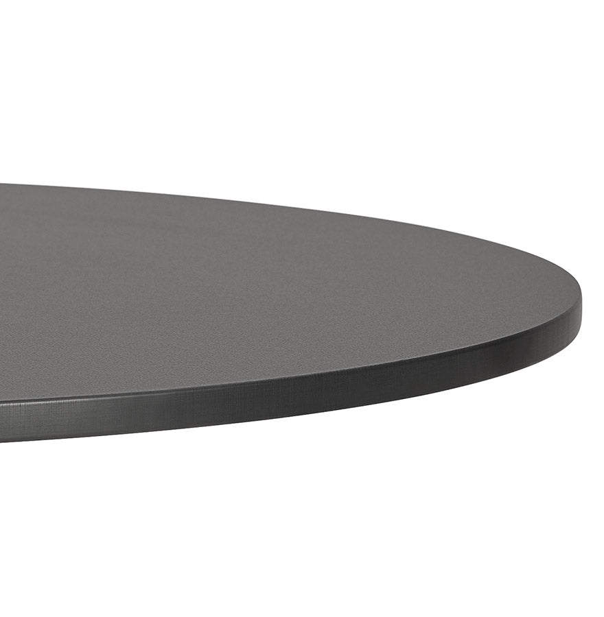Dining table LEGMO - black - plastic
